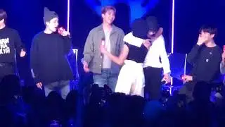 Halsey arrived surprisingly BTS  @iHeart Radio LIVE