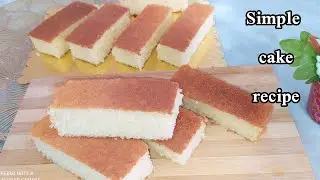 Simple and Delicious Cake Recipe in 5 minutes !! / QUICK and EASY Homemade cake recipe 