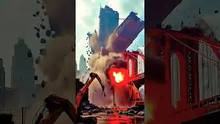 Epic Demolition &ndash; Skyscraper and Bridge Collapse Together #demolitionday#megaproject#Viral