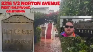 Jim Morrison & Pamela Courson's Last US Home Before Leaving For Paris in 1971 - Norton Ave 😎🌴🌅🏠🤙