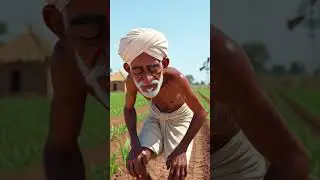 गर्मी से परेशान किसान #ai #farmer#save #tree
