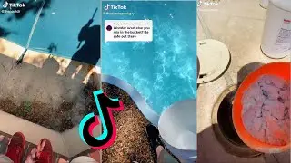 POOL CLEANING TIKTOK COMPILATION [ ASMR ] #1
