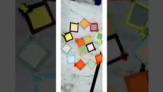 #3dpapercrafts #papercraft #Minipaperphotoframe