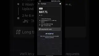 Uber offers driver 98$ for 127miles are they crazy? 🤣 #uber #income #chauffeur #driver