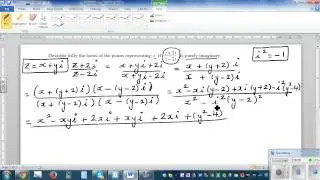 NCEA 2013 exam paper   Excellence question on Complex Numbers