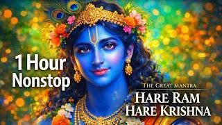 Hare Ram Hare Krishna 🌸 | 1 Hour Krishna Bhajan Music | Deep Peace