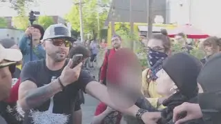 Patriot Prayer leader Joey Gibson says he will turn himself in on charges connected to Portland May
