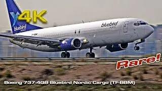 Boeing 737 4Q8 Bluebird Nordic Cargo (TF-BBM)  Madrid rare!