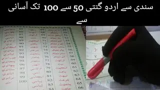 sindhi book class 3 sindhi counting 51 to 100|basic sindhi language |basic sindhi alphabet