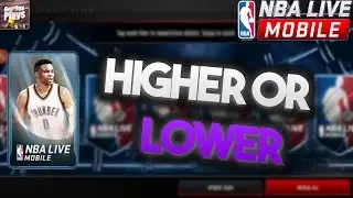 Higher Or Lower Pack CHALLENGE! QUICKSELLING Our Best Pull?! NBA Live Mobile