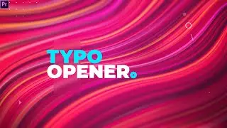 Dynamic Typography Opener Gradient Template After Effects Premiere Pro Essential Graphic Download 4K