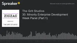 30: Minority Enterprise Development Week Panel (Part 1)