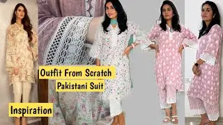 Outfit From Scratch || Pakistani Kurta ||#outfitfromscratch