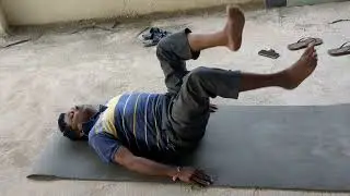 cycling  / Pada Sanchalanasana / Good For Hips And  Knee Joints @Sri Yoga Kendra