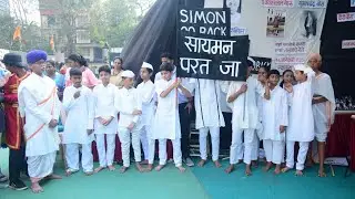PTVA's Paranjape Vidyalaya secondary presents drama on Non cooperation Movement.|