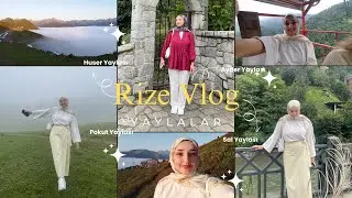 Karadeniz'in Kalbinde Bir Masal Gibi Yolculuk|| Ayder, Sal, Pokut, Huser Yaylası #Rize #vlog 