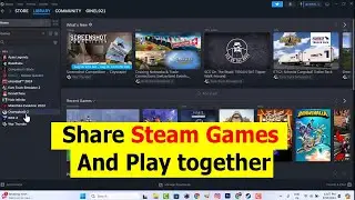 How to share steam library with friends on different computers