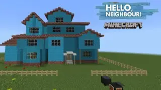 Hello Neighbor announcement trailer in Minecraft remake #2 