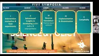 Nelli Hankonen: Opening words & introduction to the Behaviour Change Science & Policy (BeSP) project