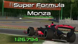 iRacing SF23 Super Formula Monza Q Hotlap 1:26.794 - 2025 Season 1