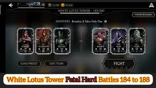 white lotus tower fatal hard battles 184 to 188 : mkmobil