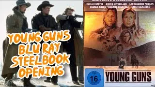 Young Guns. Steelbook Blu-ray opening / unboxing.