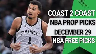 Can the Spurs Get Back in the Win Column vs the Cavaliers? | NBA Player Props & Best Bets (12/29/25)