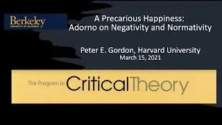 A Precarious Happiness: Adorno on Negativity and Normativity