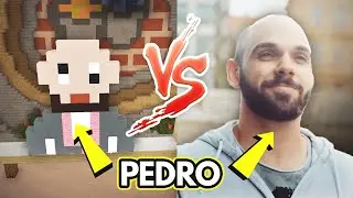 Portrét PEDRA a SPONGEBOB [BUILD BATTLE]
