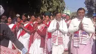 9जनवरी 2026को ओडिशा का लाठिकटा गांव में सरना प्रार्थना सभा में शामिल मुख्य अतिथि श्री रवि तिग्गा जी।