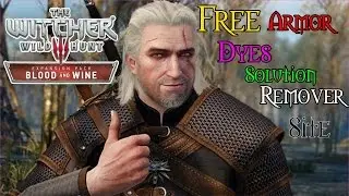 The Witcher 3 Blood and Wine - Armor Dyes Location