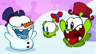 The Snowman Who Came to Life ☃️ Om Nom Stories - Snow Nom 🥶 Super Toons for Kids