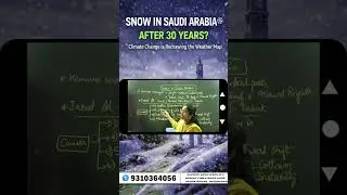 CLIMATE CHANGE IS REAL NOW- SAUDI ARABIA SNOW FALL