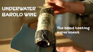 Ageing Barolo wine at the bottom of the sea