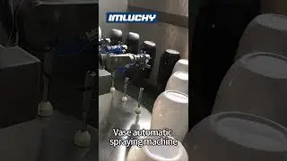 Innovative process, intelligent spraying - your new partner in vase manufacturing #paintingmachine