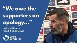 Stuart Kettlewell Reacts | Falkirk 3-1 Kilmarnock 