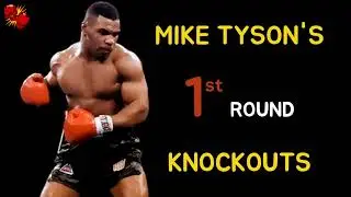 Mike Tyson Top 1st Round KO's | First Round Knockouts of Iron Mike Tyson