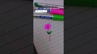How to draw a flower #artclothing #fashioncreativity #creativefashion #fashionableart #artshorts