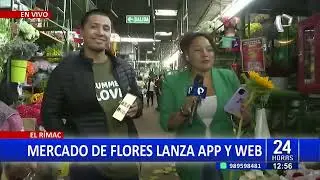 Mercado de flores del Rímac lanza aplicativo y página web