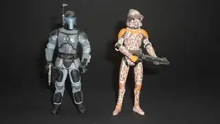 Walon Vau & ARF trooper (battle of Geonosis) custom action figures