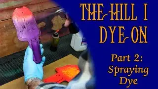 My leather dye/finishing process part 2: Spraying with an airbrush