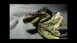 Feisty Dragon Sculpture