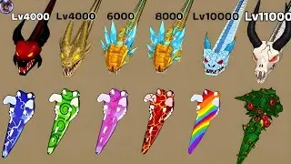 Ultimate Snake Evolution Showcase | Legendary Skins & Power-Up Transformations 🐍