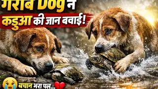 &ldquo;Ek Garib Dog Ne Ek Kachhua Ki Jaan Bachai | Emotional Animal Rescue Story