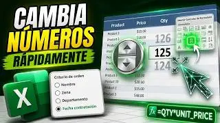 Insertar un CONTROL DE NÚMERO en Excel ↕️