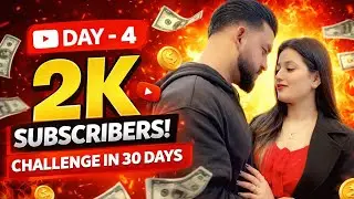 Day 3 | 2000 Subscribers 💯 | 30 Days YouTube Challenge 🚀 #live