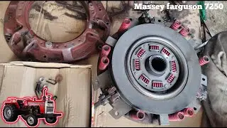 Massey farguson tractor part two clutch plat distroy tractor divide two parts #tractor #mechanics