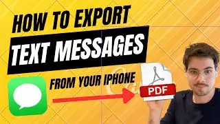How to Export Text Messages from your iPhone (2025)