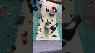 I did my best 😂 #climbing #beginner #bouldering #fitness #fails
