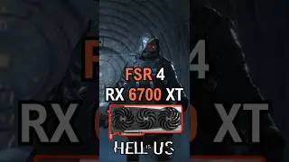 RX 6700 XT + FSR 4 (INT8) - Hell Is Us #shorts